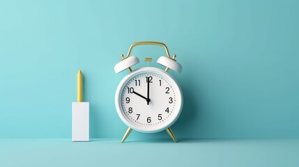Realistic Clock for Time Management and Self Organization Concept. Generative Ai