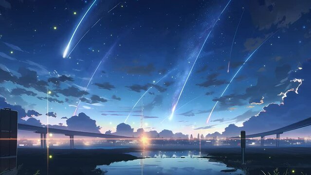 Pic. #Wallpaper #Time #Night #Anime #Imperial #Cityscape #2800x1600  #2800x1600px #City #Boy #Artwork #Manga, 992910B – Rehost