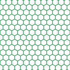 亀甲模様　緑　1-2　太