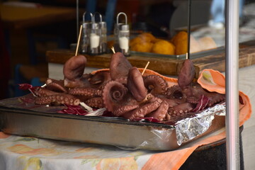 Blanched  Octopus