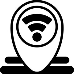 location solid line icon