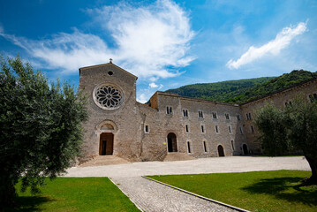 Fototapeta na wymiar Abbey of Valvisciolo - Italy