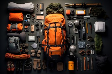 Must-have gear for wilderness mountain adventures, Generative Ai