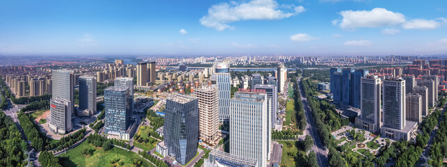 Plakat Weifang Shouguang City panoramic shot