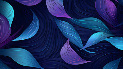 Minimal stripe lines colored Fluid Waves a Trendy pattern background