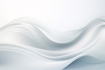 Obraz premium Serene and Pristine White Abstract Background Created with Generative AI