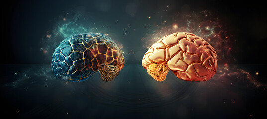 The right creative hemisphere versus the left logical hemisphere