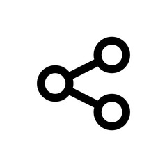 Share icon, Connection symbol - Connect, data sharing, link icon , network sharing icons, Share line icon