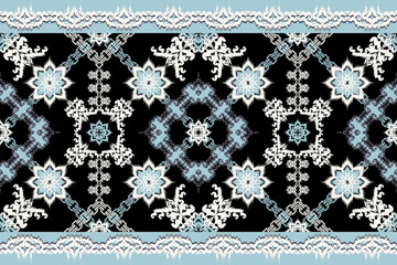 Seamless Asian fabric design used for interior decoration carpet.