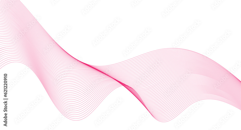 Wall mural line pink abstract background. abstract background with lines. red geometric shape. dynamic shapes c
