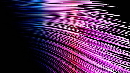 VJ loop background wave with purple and blue lines