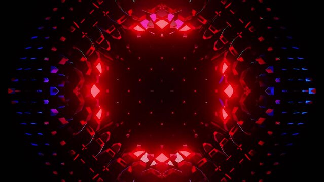 Red hell equalizer for party VJ loop background