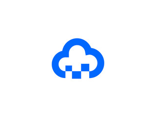 cloud technology logo design