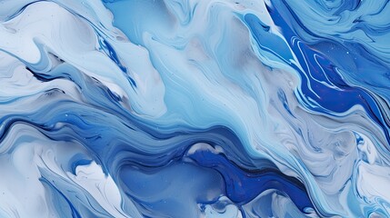 Blue Alcohol ink background texture, modern hand drawn graphic design illustration for print, liquid art - generative ai