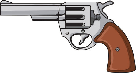 illustration vector graphic of glock hand gun flat icon