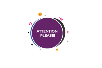 new attention please, level, sign, speech, bubble  banner,
