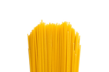 Wheat pasta of the highest grade for cooking pasta and food.  Transparent background, png.
