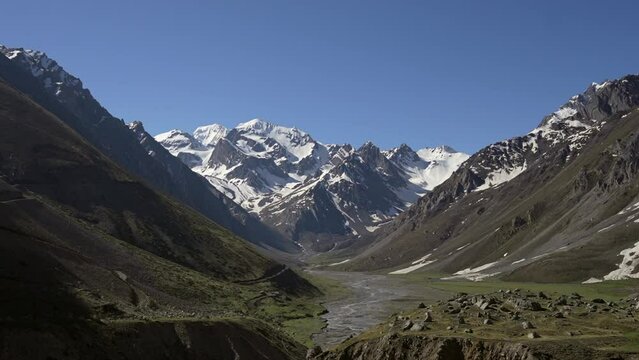 Majestic Om Parwat: A Sacred Himalayan Peak