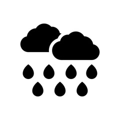 rain glyph icon