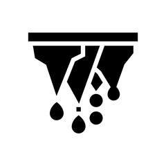 stalactites glyph icon