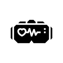 vr glasses glyph icon