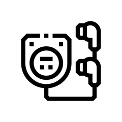 discman outline icon