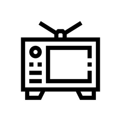 television outline icon