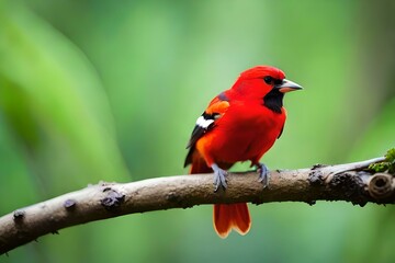 Fototapeta na wymiar red winged macaw