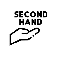 second hand outline icon
