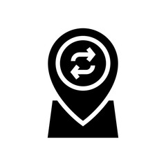 second hand glyph icon