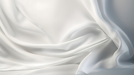 Obraz premium White Silk Background