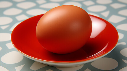 easter eggs on a plate  HD 8K wallpaper Stock Photographic Image