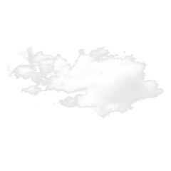 Cutout clean white cloud transparent backgrounds. Cloud fog smoke white. Cloud PNG