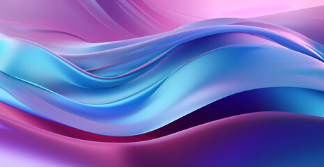 Fototapeta na wymiar abstract 3d black background with satin silk smoke Pastel Colors waves blue and purple 