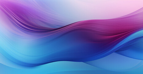 Fototapeta na wymiar abstract purple blue wave design smoke satin silk transparent 3d wallpaper 