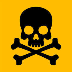 骸骨マーク(Toxic sign.)