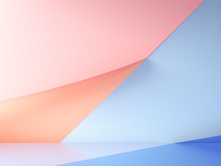 minimalism background pink blue red geometric shapes, banner, poster,