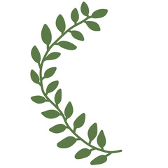 leaf decorative ornament element