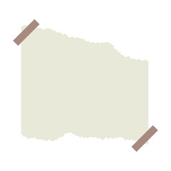 Torn Paper With Ribbons Collection For Templates Design Elements