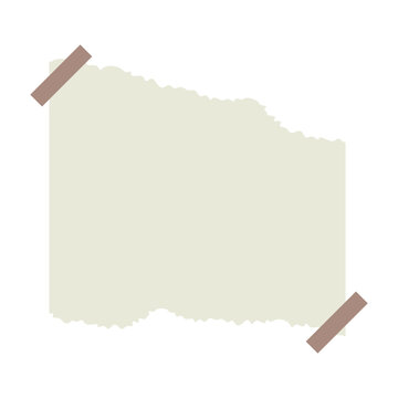 Torn Paper With Ribbons Collection For Templates Design Elements