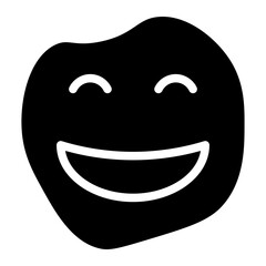 funny emoji glyph 