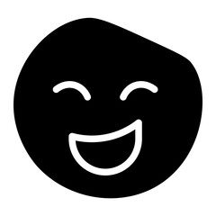 funny emoji glyph 