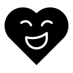 funny emoji glyph 