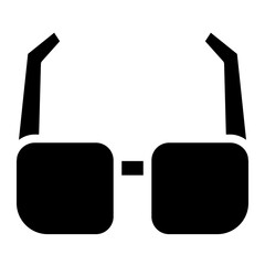 Obraz premium eyeglasses glyph 
