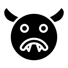 funny emoji glyph 