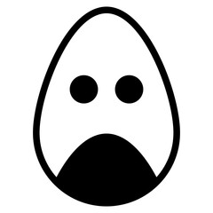 Fototapeta premium funny egg dualtone