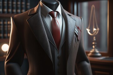 lawyer suit, Generative AI