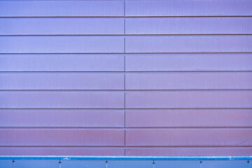 wall covered with corrugated board