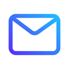 envelope gradient icon