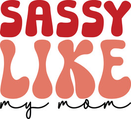 family retro svg design and eps file